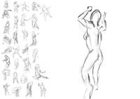 Gesture drawing practice day 11 Feb17 25 digital ink brush LOA